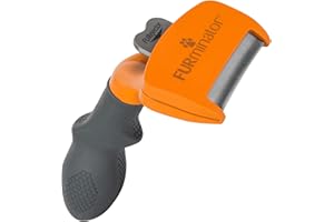 FURminator Medium Dog Undercoat deShedding Tool, Long Hair, Reduces Loose Hair from Shedding