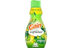 Gain Liquid Fabric Softener, Original Scent, 35 FL OZ LIQ., 48 Loads, Smooth Touch - softness you can feel