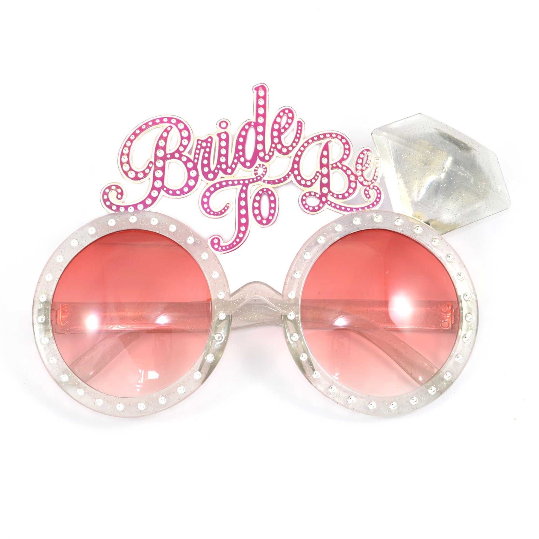 SHATCHI Hen Party Bride To Be Wearable Funglasses Sunglasses Pink Shades Wedding Novelty Accessories Fancy Dress Hen Night Fun Gift for Bride