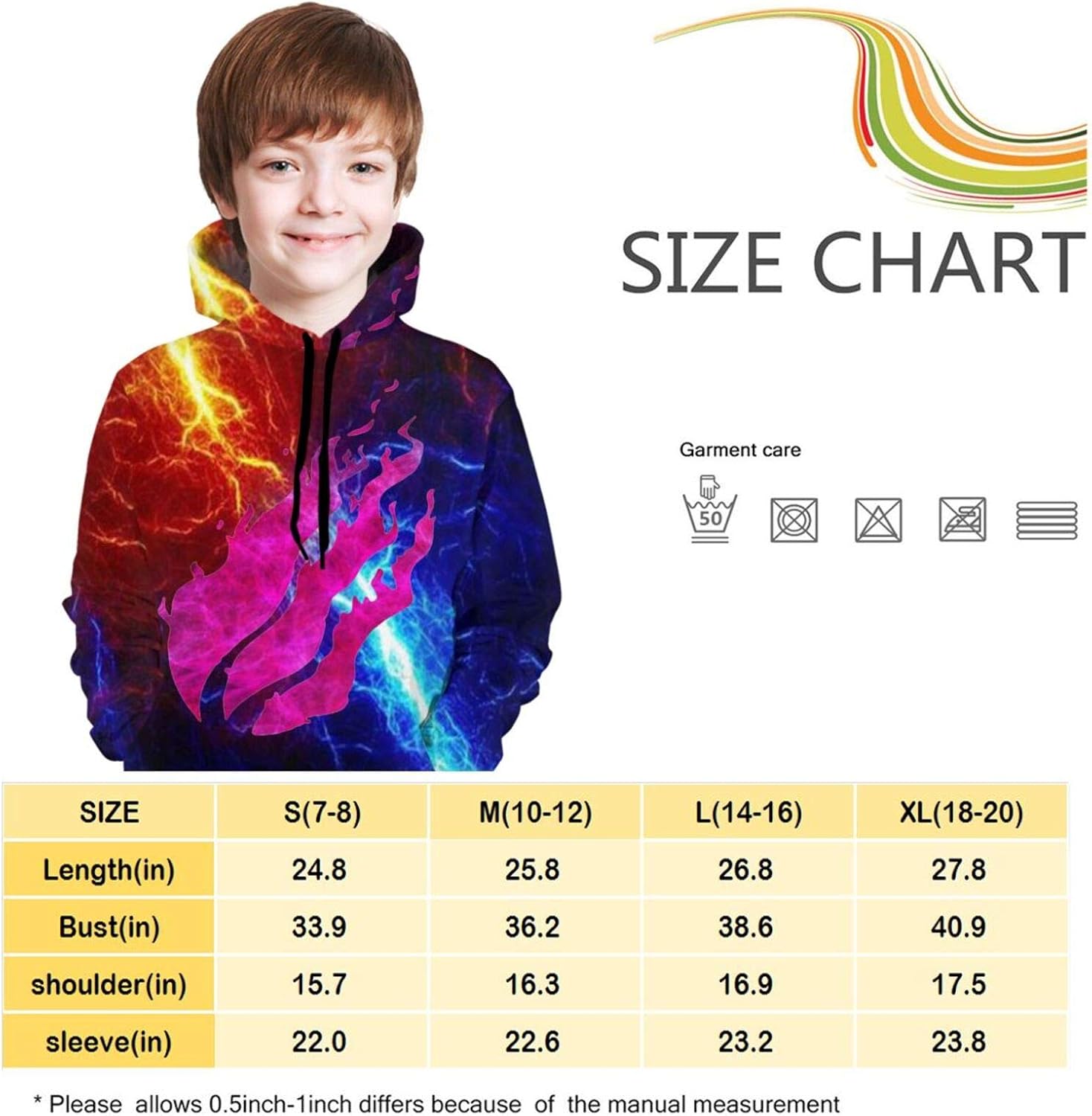 LOSIAN 3D Printed Children's Preston Fire Nation Playz Gamer Flame Pullover Hoodie Sweatshirt for Girls/Teen/Kid's/Boys: Clothing