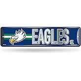 Rico Industries NCAA Florida Gulf Coast Eagles - FGCU Metal Street Sign 4" x 15" Home Décor - Bedroom - Office - Man Cave