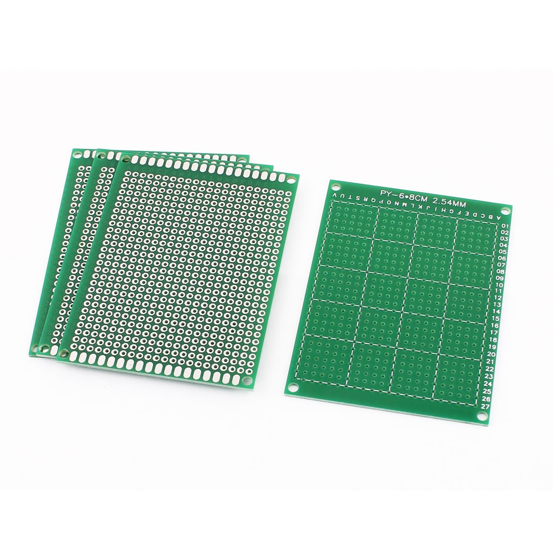 Sourcingmap 4Pcs 6cm x 8cm DIY Prototype Paper Single Side PCB Universal Board