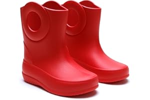 OKABASHI Kid's Kendall Rain Boot | Waterproof Design | Machine Washable | Easy-On Handles | Latex Free | Sustainably Made in the USA