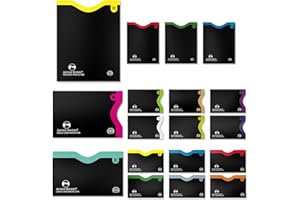 ALPINE RIVERS RFID Blocking Sleeves | 14 Credit Card Holders, 4 Passport Protectors | Slim Water-Resistant Tear-Resistant | Anti-Theft Identity Protection