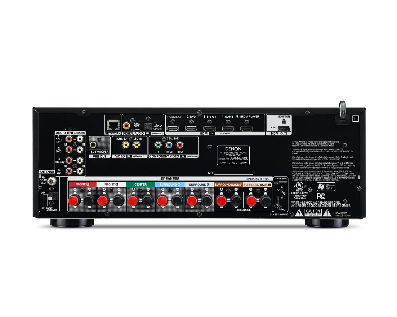 Amazon.com: Denon AVR-E400 7.1 Integrated Network AV Surround Receiver with  Airplay (Discontinued by Manufacturer): Home Audio & Theater