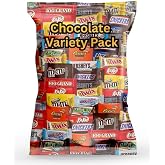 Assorted Chocolate Candy Bag &ndash; Individually Wrapped Bulk Mix of Fun Size Bars, Peanut Butter Cups &amp; Wafer Favorites &ndash; Great for Snacking, Parties &amp; Gifting (2 Pounds)