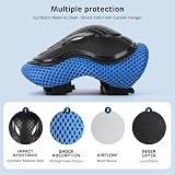 ValueTalks Kids Helmet and Pads Set 5-12 Years Blue 7-in-1 Protective Gear view 3