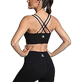 ICTIVE Sports Bras for Women High Impact Bust Push up Crisscross Back Workout Running Bra