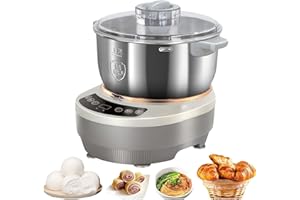 EXSHUING Automatic Dough Maker With Fermentation, Electric Bread Dough Mixer With 5l/5.3-Qt & 7l/7.4-Qt Capacity, One-Touch K