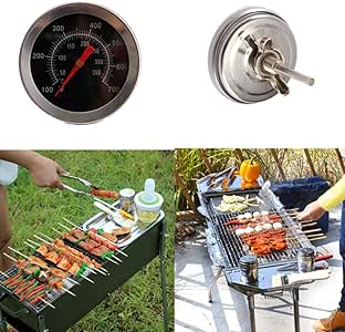 Amazon.com: Barbecue BBQ Grill Oven Thermometer with Screw, BBQ Smoker