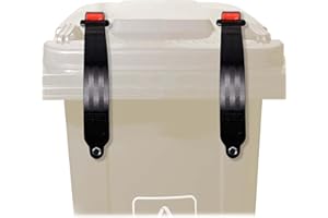 Hixniky Semi-Automatic Trash Can Locks for Animals,Trash Can Lid Lock,Raccoon Proof Garbage Cans Lock,Universal Garbage Can Lid Lock for Squirrel,Garbage Can Locks for Various Bins Black(2Pcs)