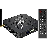 Android TV Box, X6 PRO Android 10.0 TV Box 4GB RAM 32GB ROM Allwinner H616 Quad-Core 64Bits , 2.4G/5.8GHz Dual-Band WiFi with