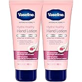 Vaseline Hand Cream for Very Dry Hands, Intensive Care Healthy Hands Stronger Nails Cream 75 ml