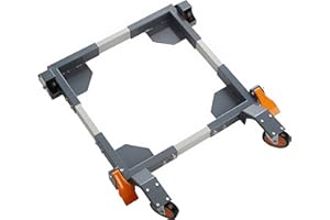 Bora Portamate Mobile Base PM-3800 with High Clearance 5” Wheels – Universal, Heavy Duty, Adjustable Rolling Kit, Floor Dolly Roller for Equipment, Power Tools, Machines- 1500 lb Capacity