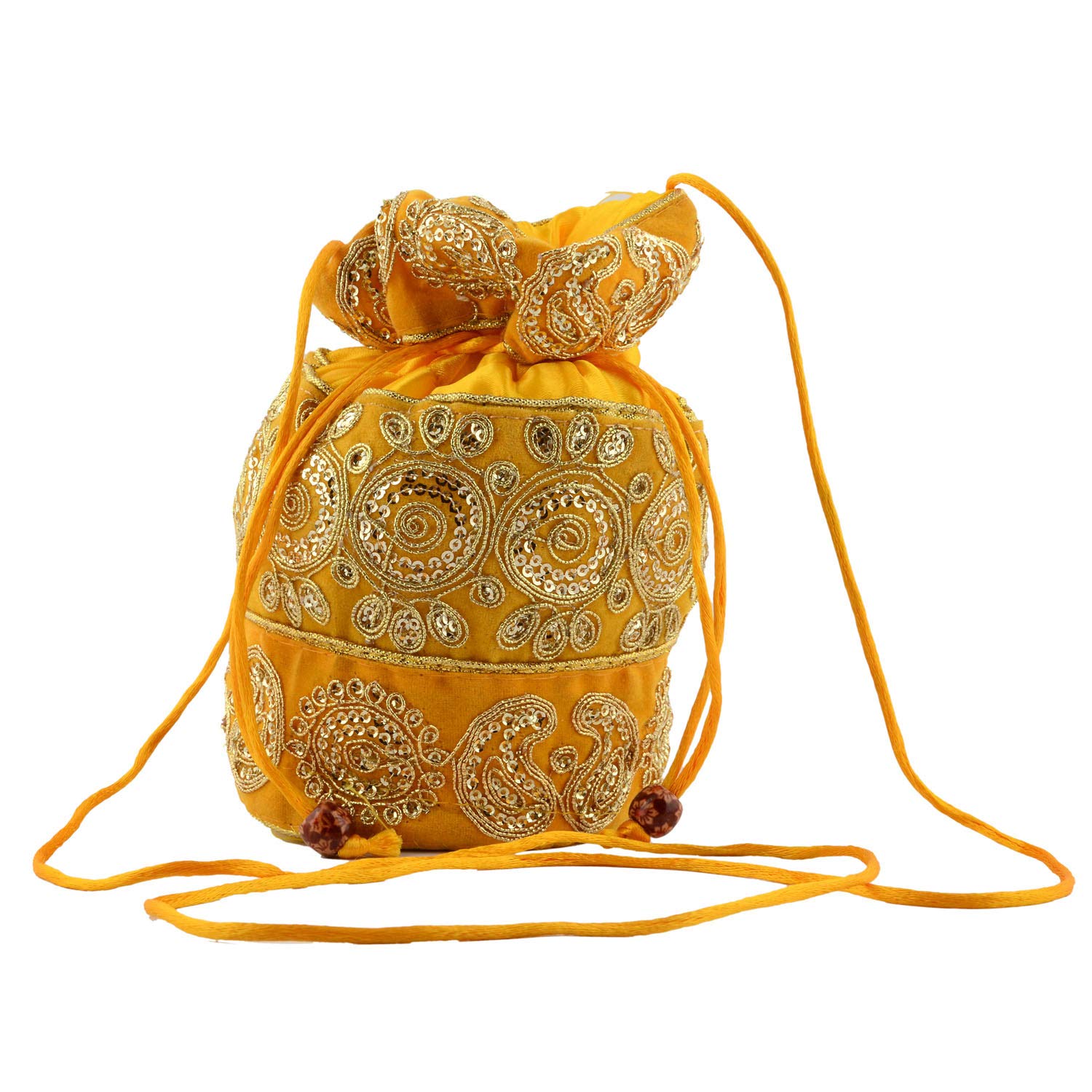 shree fashion rajasthani print cotton women bags - pouches & potlis/clutches