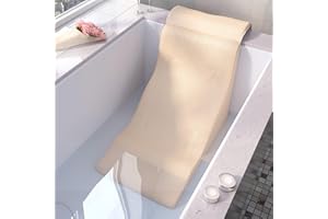 Ergonomic Luxury Bathtub Pillow, Head, Back & Lumbar Support, Bathtub Pillow Machine Headrest for Soaking & Straight Back Tub