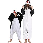 DarkCom Kids Animal Onesie,Women and Mens Cosplay Puffin Onesie Halloween Costume Christmas Pajamas Sleepwear