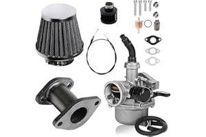 JMCHstore Stage 2 Manifold Carb Kit for FRP GMB100, Predator 79cc 3HP Engine, Coleman CT100U CC100X 98cc, Massimo MB100 Mini Bike