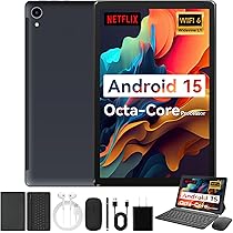 新品] Android タブレット 6GB RAM 128GB ROM (BLACK)