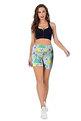 LARSD 80s Retro Biker Shorts Women 90s High Waist