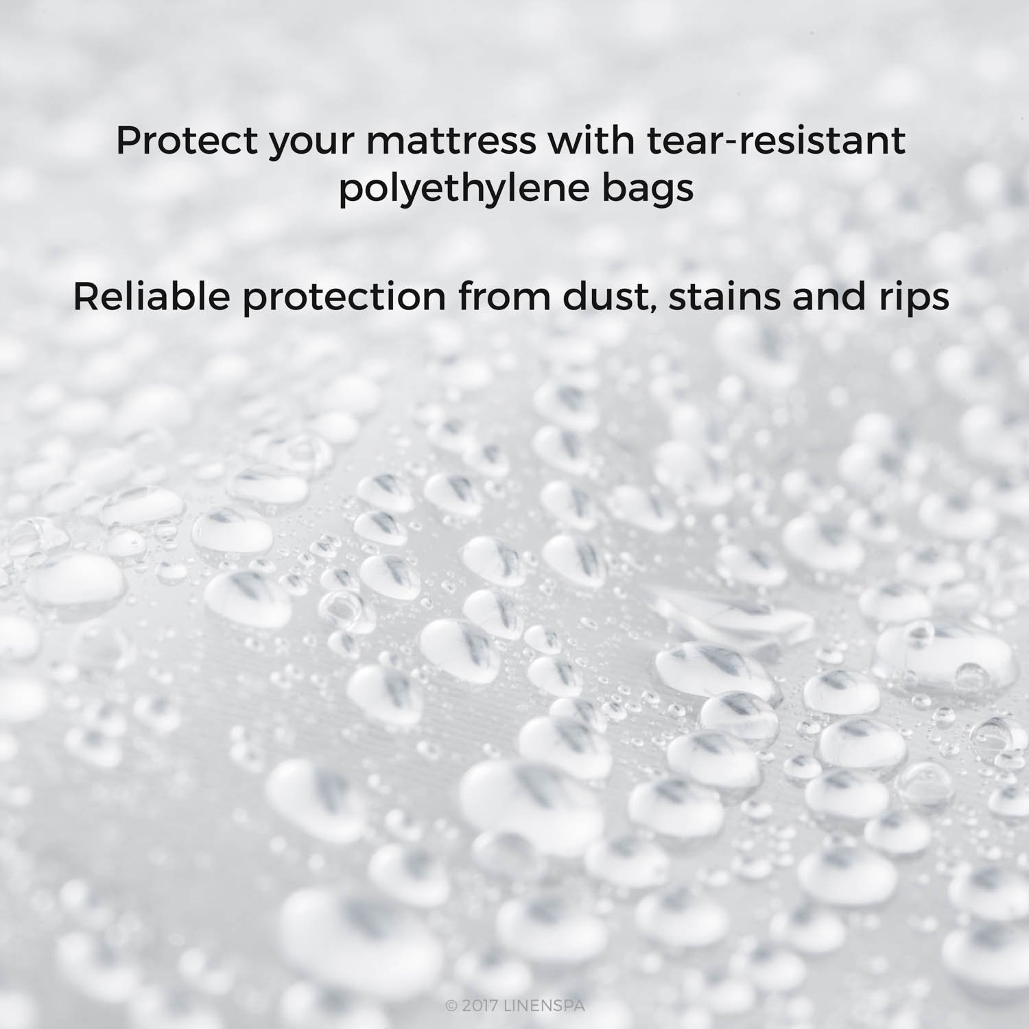 Linenspa Heavy Duty 6 mil Mattress Bag for Moving, Storage and Disposal - Full/Full XL/Queen