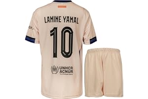 LeenBD Barcelona #10 Yamal 25/26 Home/Away/Third Kids Soccer Jersey Shirts Football Futbol Youth Sizes