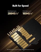 Lexar GOLD 128GB microSDXC UHS-II V60 U3 A1 C10 280MB/s Read view 3