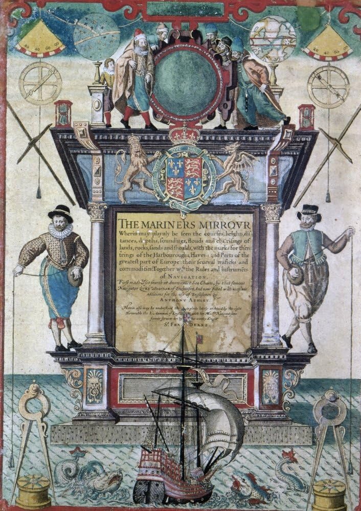 MarinerS Mirror 1588 Ntitle Page Of The Mariners Mirrour An