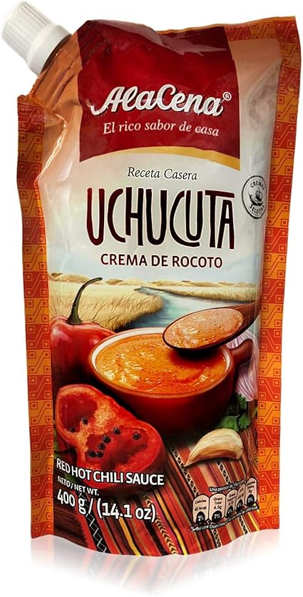 Alacena Crema De Rocoto Uchucuta Red Hot Chili Sauce Peruvian Hot Sauce 14 1 Oz Amazon Ca Grocery