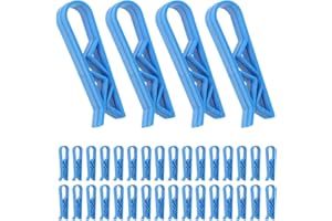 Balacoo 50pcs Plastic Trash Bag Clips Garbage Can Clamp Fasteners Trash Bin Bag Holder for Kitchen Waste