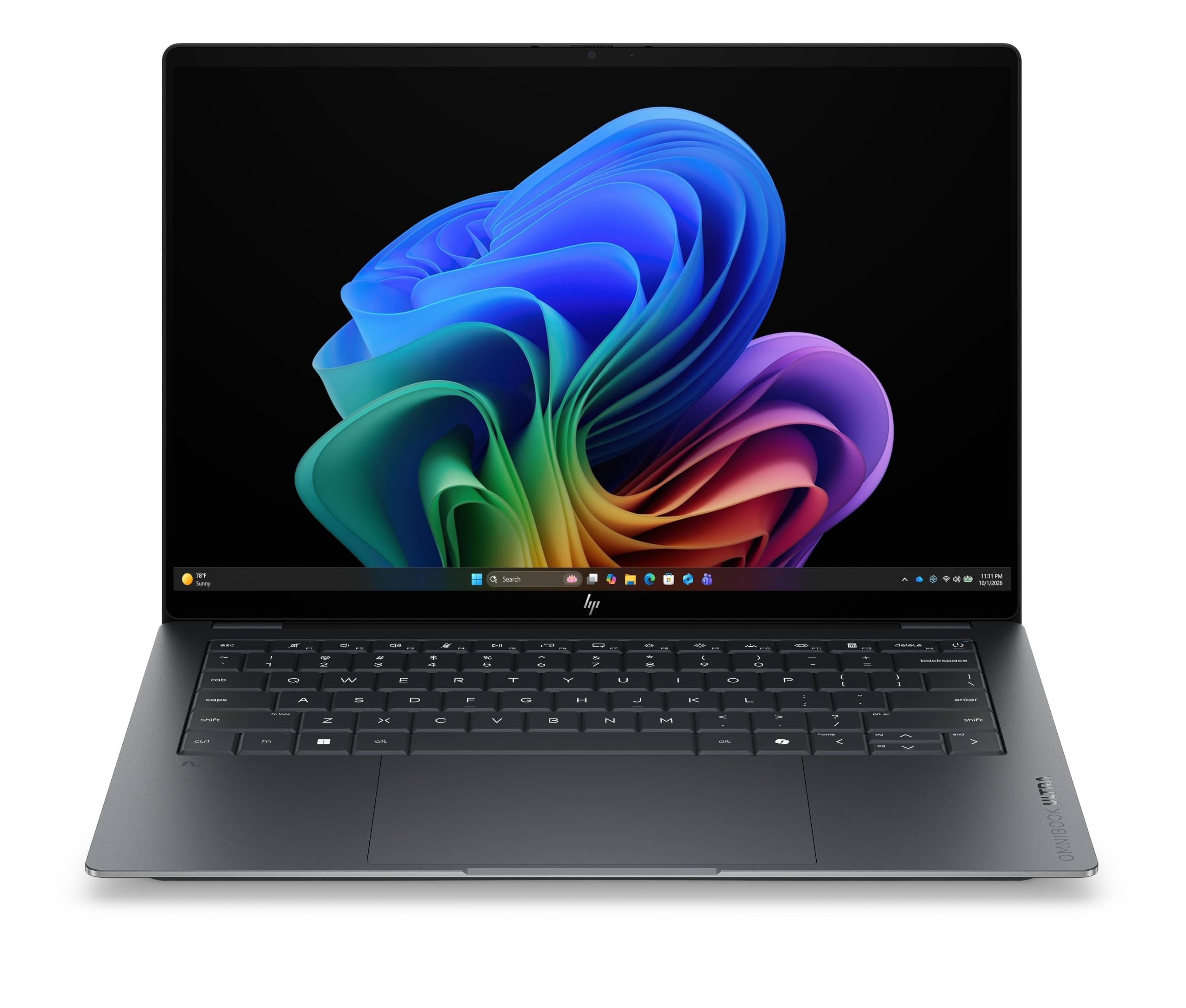 HP OmniBook Ultra AI PC 14-kd0005slx, Laptop, Copilot+ PC, Intel Core Ultra 7 356H, 32 GB RAM, 1 TB, Display 14" Touch 3K OLED VRR 120Hz 500 nits, Notebook, Windows 11, Portatile, Grigio