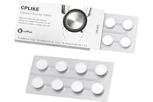 Espresso Cleaning Tablets Compatible with Breville Espresso Coffee Machine, 16 Count BREBEC250 Descaling Tablets