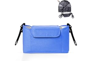 Hanging Bag for Dog Stroller,Blue