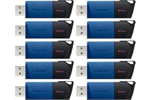 Kingston 64GB DataTraveler Exodia M (Black & Blue) USB 3.2 Gen 1 - DTXM/64GB (Pack of 10)