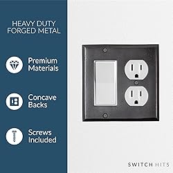 Switch Hits Distressed Antique Bronze Outlet Wall