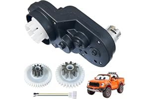 BUMPKAI 12 Volt RS550 35000RPM High-Speed Motor Gearbox for Power Wheels Kid's Ride On Toys Car Upgrade,12V Motor Replacement Ford Raptor F150/Done Race/Derica Off-Road/Kawasaki/Wrangle