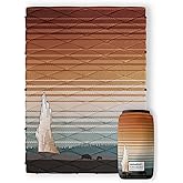 Nomadix Yellowstone Puffer Blanket – Water-Resistant, Eco-Friendly Insulated Blanket with Snaps for Camping, Beach, and Travel, Made from Recycled Materials