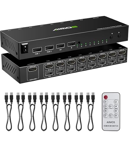 Amazon.com: KVM HDMI 8x1 Multi-Viewer 4K@30Hz | 8-Port HDMI Switch