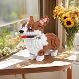 Larcele 3274 Pieces Dog Micro Building Blocks Animal Bricks KLJM-02 Big Corgi view 6