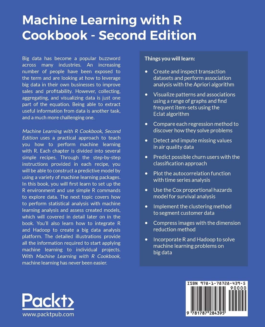 machine learning with r cookbook