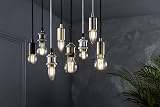 Knightsbridge 6 Inch E27 Vintage Pendant Set in Antique Brass 150mm view 6