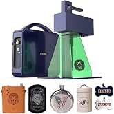 GWEIKE G2 Pro 30W Fiber Laser Engraver, 15000mm/s Laser Engraver Machine | 3D &amp; Deep Engraving, 150x150mm Working Area, Portable Laser Engraving Machine for Jewelry, Metal, Leather, Dog Tags