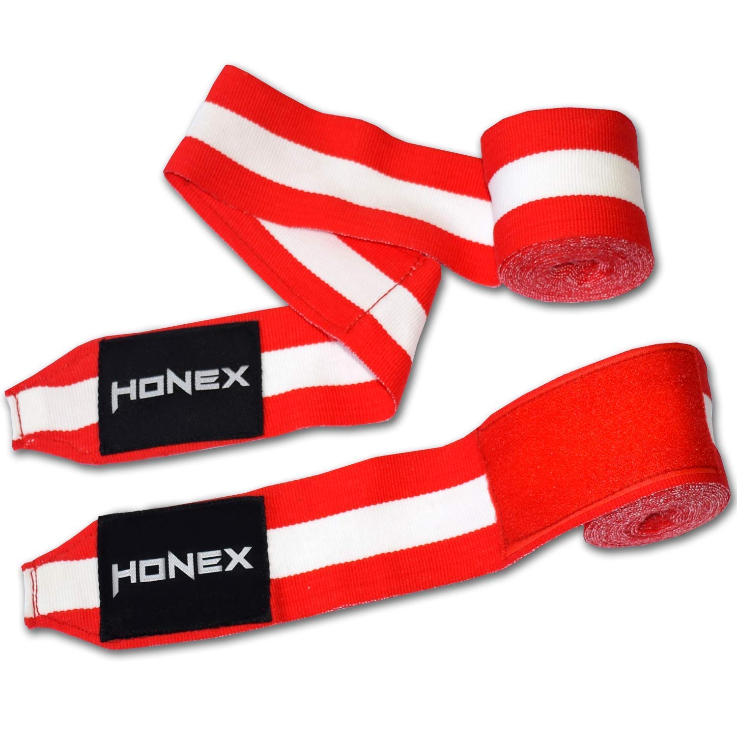 Honex Mexican Style Stretchable Boxing Hand Wraps(4m)– Austria Flag Pattern Premium Quality Hand Wraps for Boxing and MMA – Ultra Soft Durable Quality Bandages for Men & Women – 1 Pair Pack (Austria)
