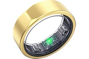 SEEKZERO Smart Ring-Size First Before You Buy, No APP Subscription,7-10 Days of Use,Sleep & Activity Real-Time Monitor, Stress/Heart Rate/SPO₂ Tracker, Compatible with iOS and Android (Rose Gold, 8)