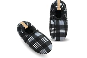 Keyela Mens Slipper Socks With Non Skid Bottoms, Warm Slipper Socks With Grippers For Men, Fuzzy House Slippers