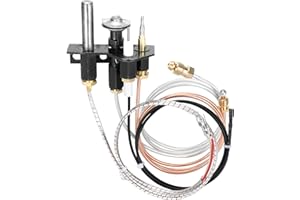Knocokie 69l17, 69L1701, 904405 Fireplace Natural Gas Pilot Assembly J4117, 108084-02 Pilot Assembly Compatible with Lennox, Ihp, Serefina, Superior, Astria Direct Vent Natural Gas Fireplaces