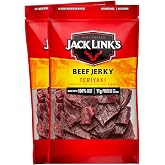 Jack Link's Teriyaki Beef Jerky - (2 Pack) 9 oz Bag - Ready to Eat Protein Snacks - 11g Protein per Serving - Made with 100% Real Beef