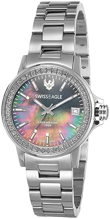 Swiss Eagle Analog Multi-Colour Dial Womens Watch-SE-6064-11