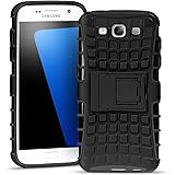 Samsung Galaxy S3 Outdoor H&uuml;lle Case in Schwarz Extra Schutz, Robuste Samsung Galaxy S3 Schutzh&uuml;lle Handyh&uuml;lle Cover Silikonh&uuml;lle R&uuml;ckschale