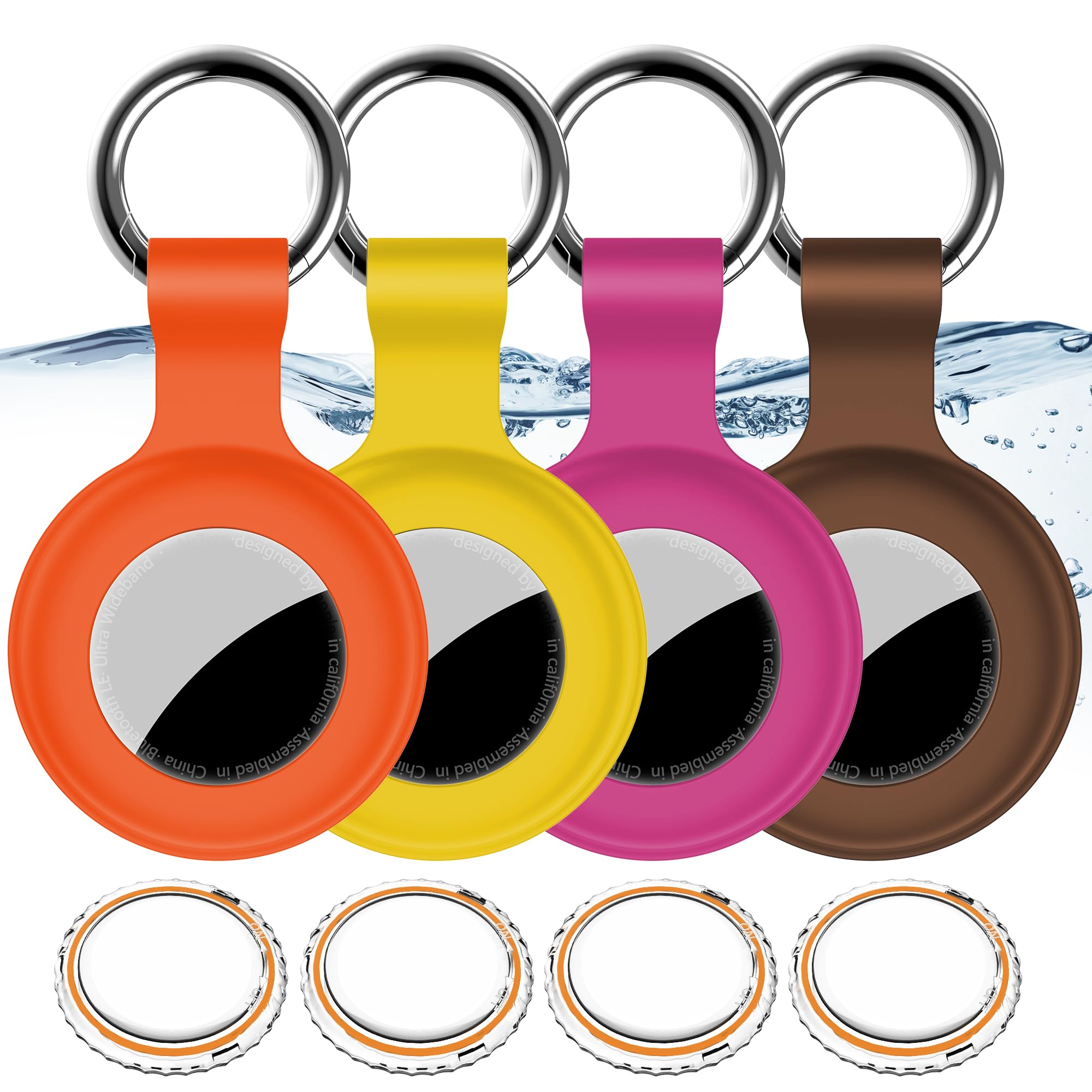 4Pack,Compatible with Airtag Holder Case with